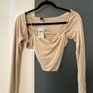 Windsor beige cami with arm shrug bolero